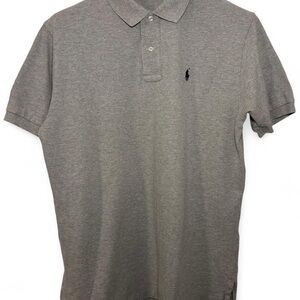 Polo by Ralph Lauren Grey Short-Sleeve Polo with Navy Pony